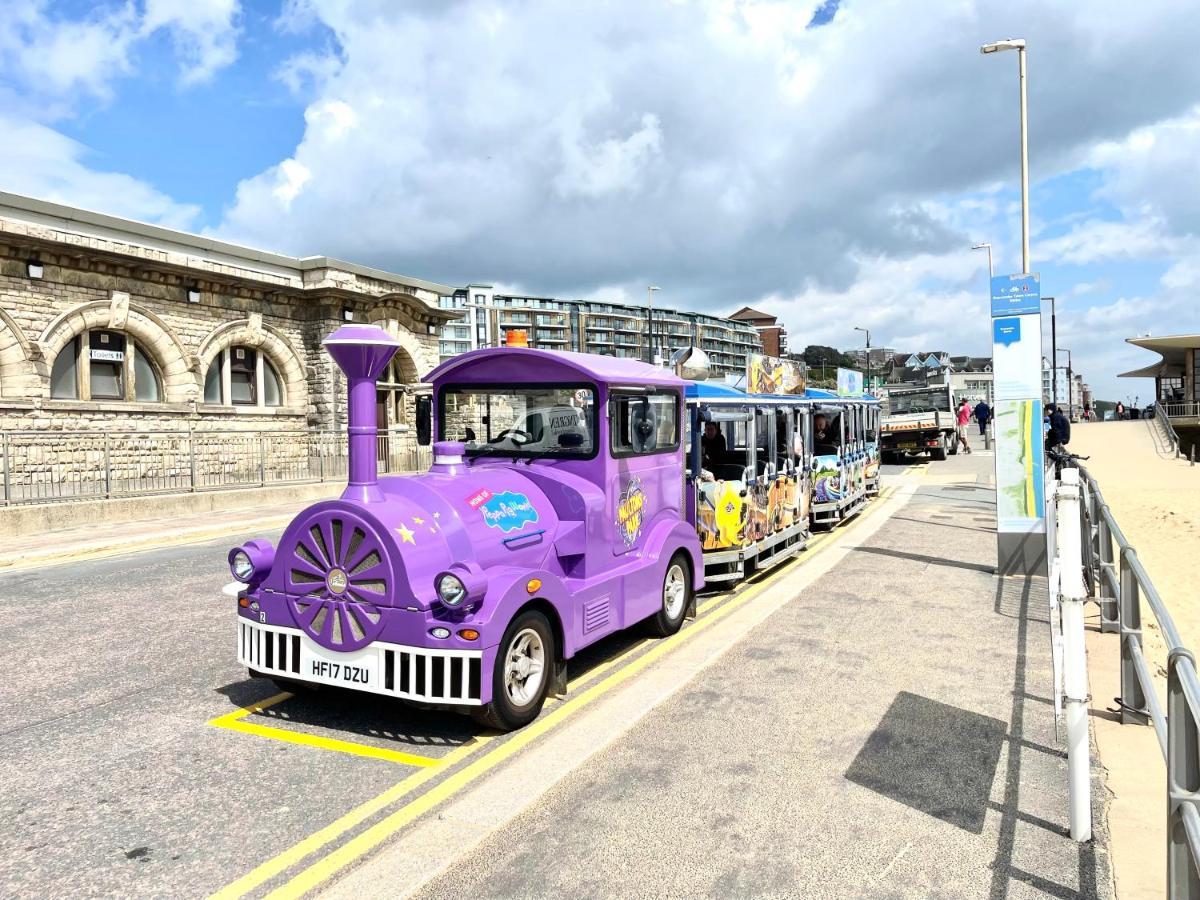 Sea View Family Stay By Beach Gym & Parking Bournemouth Exterior foto